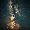 a celestial journey through the night sky