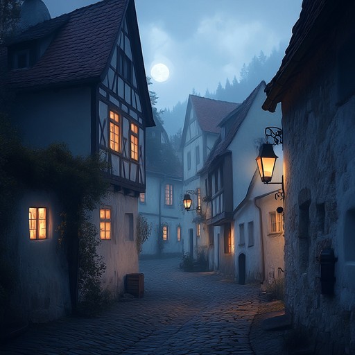 This instrumental explores the depths of melancholy through dark schlager music, using traditional bavarian instruments meshed with modern gothic synths. The piece creates a haunting atmosphere, perfect for introspective nights amid ancient cobblestone streets, where each note breathes life into a nocturnal, reflective journey.