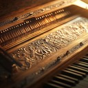 an upbeat harpsichord piece capturing baroque era exuberance and elegance.