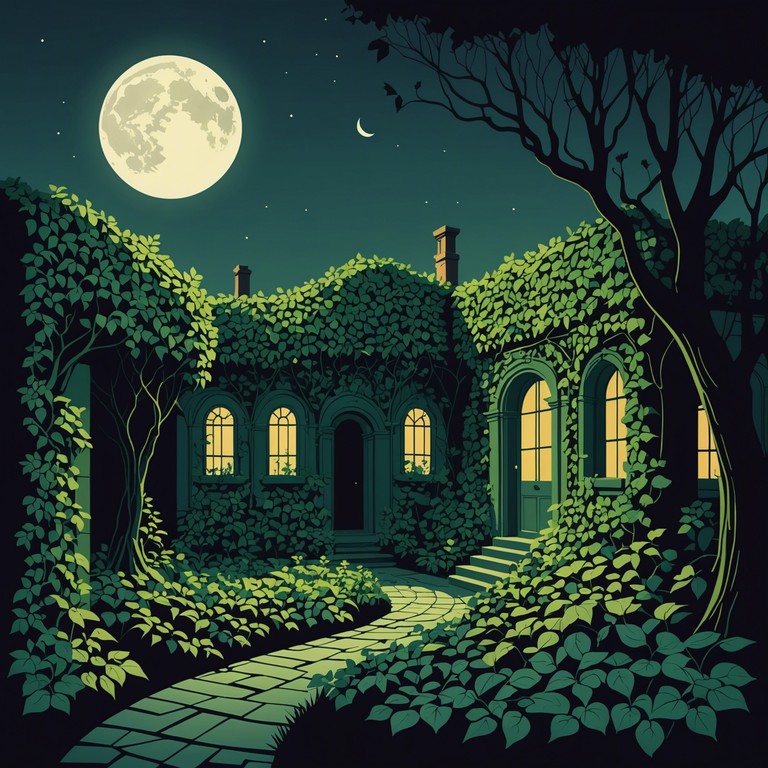 This piece features a slow building, eerie melody encapsulating the feeling of shadows slowly creeping over old ivy covered walls. The atmospheres are rich, dark, and full of suspense, gradually evolving into a more intense soundscape.