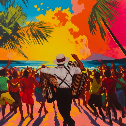 An energetic and festive instrumental cumbia track that blends traditional rhythms with modern elements to create an uplifting melody that inspires joy and dancing. The lively accordion leads the tune, inviting listeners to celebrate and enjoy the moment.