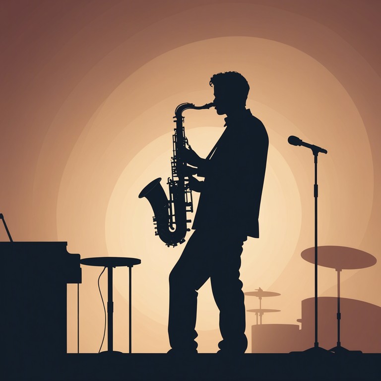 In the dimly lit corner of a smoky jazz club, a saxophone whispers secrets through a melody that speaks of forgotten tales and hidden truths. The music invites listeners into a world of intrigue and understated drama, reminiscent of film noir soundtracks, creating an atmosphere thick with suspense and subtle revelations.