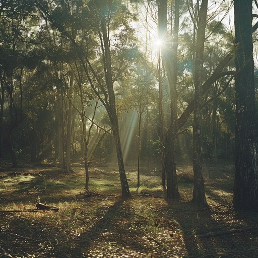 This serene instrumental piece transports the listener to a tranquil forest, capturing the mystic echoes of an untouched natural landscape. Gentle guitar strums blend with ambient nature sounds, creating an immersive experience. The subtle nuances and calming rhythms invite introspection and relaxation.