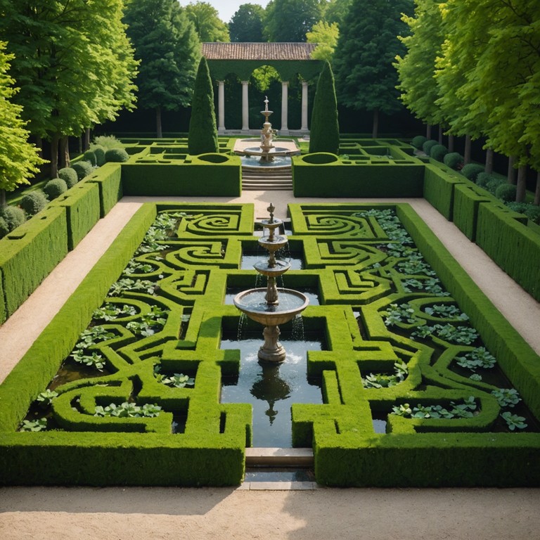 Imagine a lively and intricate musical journey akin to a playful afternoon spent in the opulent gardens of versailles, where every note mimics the playful dance of fountains and the rustle of silk gowns.