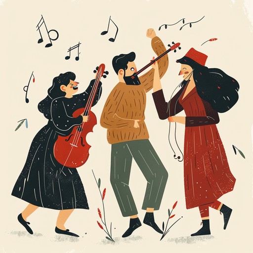 Combining funky rhythms with traditional klezmer instrumentation, this energetic track is designed to get everyone on their feet, dancing joyfully to its infectious, lively melodies.