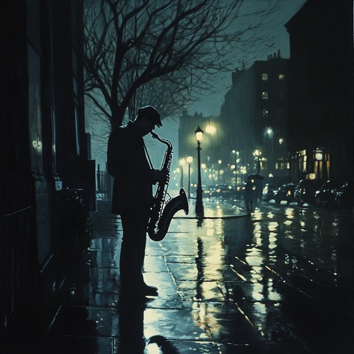 An evocative instrumental jazz composition that blends smooth saxophone melodies with gentle piano chords, capturing the essence of longing and the bittersweet feeling of lost loves and past memories.