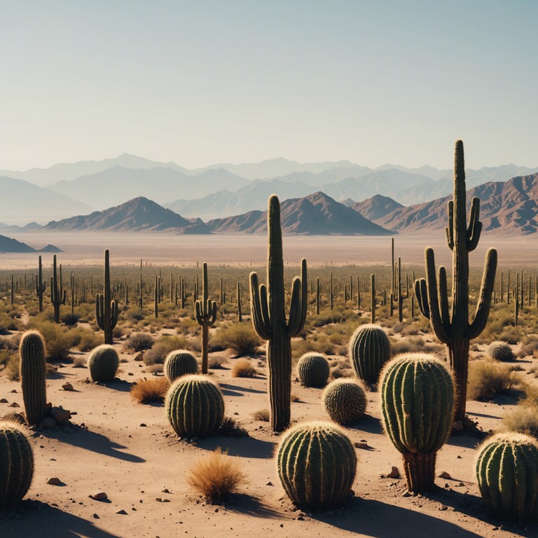 This composition captures the boundless optimism of a new day dawning over desert landscapes, using lively guitar melodies that suggest a sense of adventure and fresh starts. The music embodies the spirit of a cowboy riding out with the sunrise, filled with hope and anticipation.