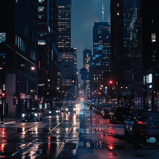 Imagine the sound of the city at night, the distant hum of traffic, the rhythmic footsteps, the buzz of streetlights. An instrumental track that captures the essence of urban exploration, blending the rawness of street sounds with the smoothness of synthesizer melodies.