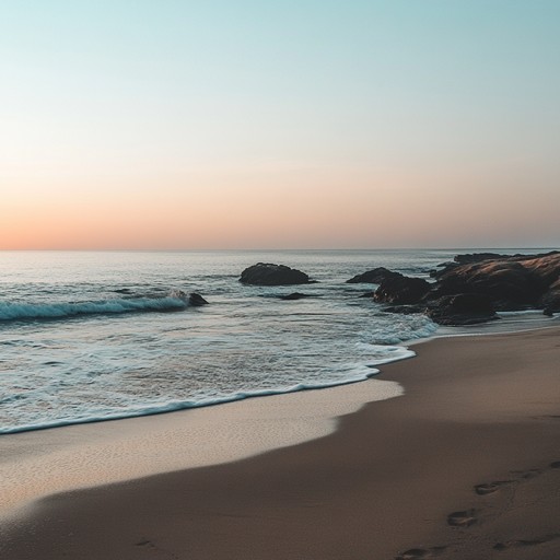 Soft rhythmic pulses blend seamlessly with ambient melodies, conjuring images of a serene sunset over a quiet beach. This track invites listeners to sway gently to its laid back beats and soothing harmonies, evoking memories of peaceful summer evenings