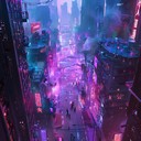 futuristic beats capturing vibrant urban nightscape energy.