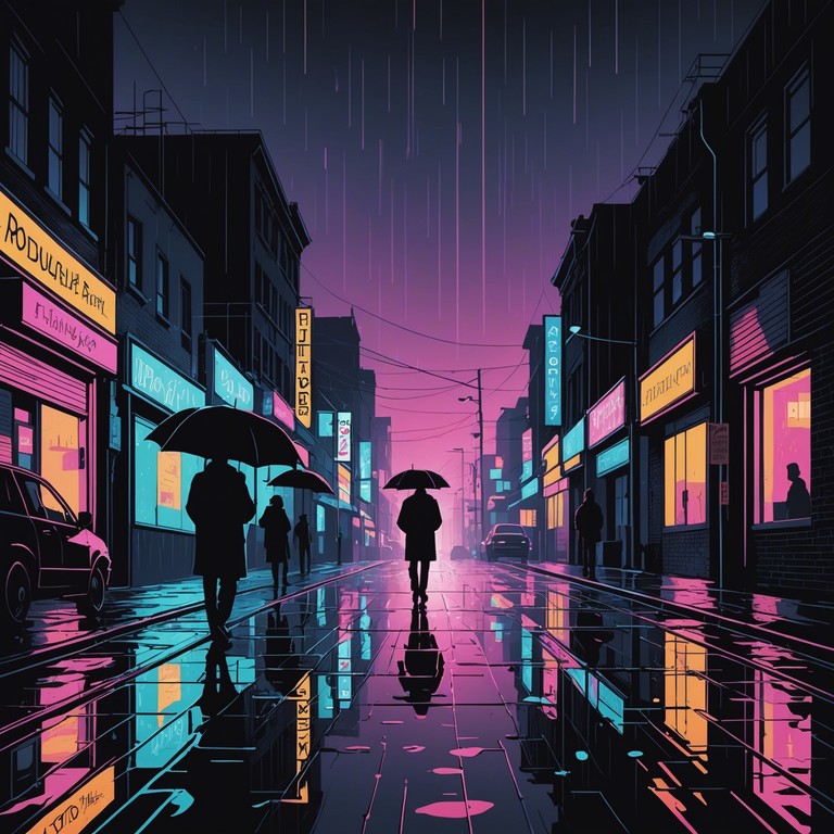 Capturing the essence of a city's underbelly as twilight deepens into night, this version has a more pronounced bassline pulsating through the chilly air, complemented by sharp, sudden synth stabs that depict the unexpected scares of urban exploration.