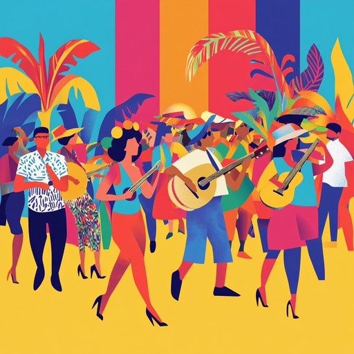 A lively and joyous track capturing the essence of latin carnival with vibrant rhythms and infectious melodies, ideal for festive occasions and dance parties