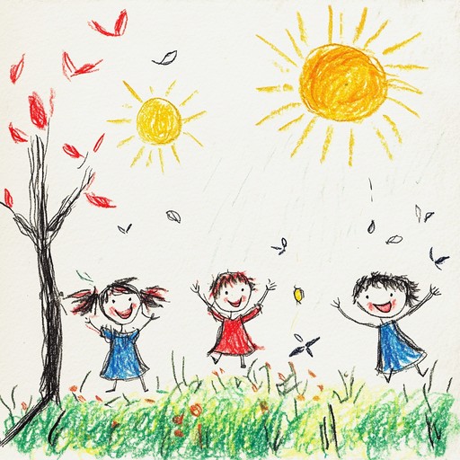 This lively instrumental piece brings together cheerful rhythms and playful melodies, creating a joyful and upbeat atmosphere tailored for children's activities and playful times. Using the light and bouncy sound of the ukulele, it evokes happiness and carefree joy, making it perfect for settings filled with children’s laughter and excitement.