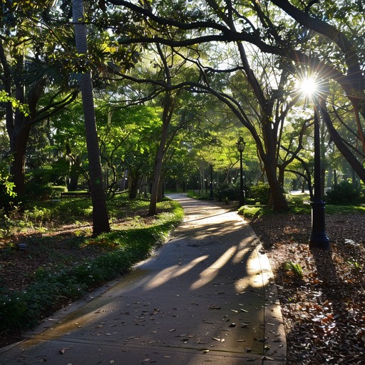 Imagine a sunny afternoon stroll through a picturesque park, with gentle guitar strums and light percussion that evokes a sense of warmth, comfort, and tranquility. The tune combines melodic simplicity and rhythmic ease, ideal for easy listening and delightful daydreaming.