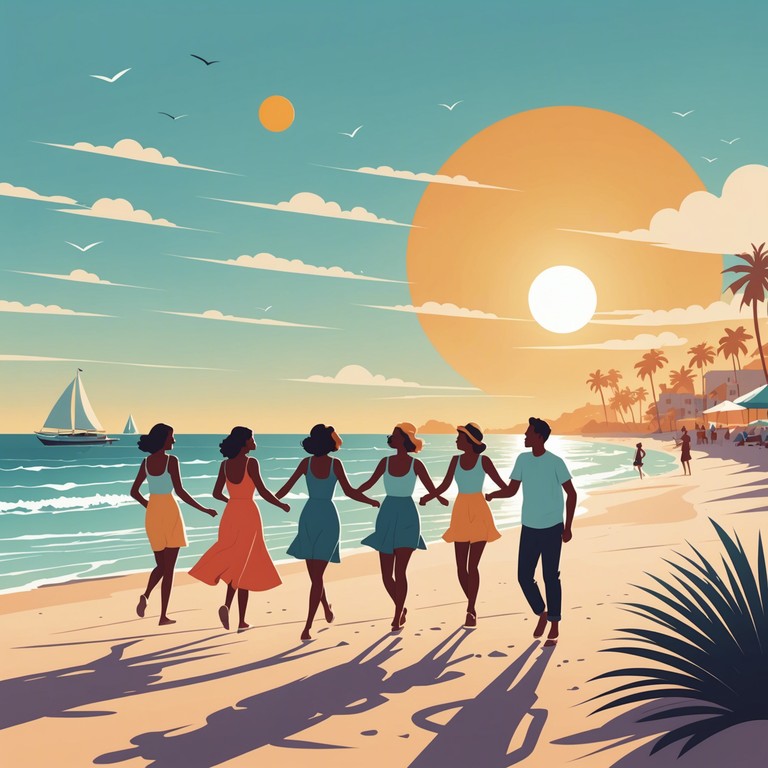 This song features a vibrant symphony of cheerful pop melodies that weave through the captivating essence of sunny summer afternoons. It taps into a sense of carefree joy and exuberant youth, perfect for enjoying laid back moments under the sun.