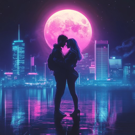 An instrumental track that captures the romantic essence of the 80s, blending lush synthesizer pads with gentle electronic beats. The dreamy melodies and atmospheric sounds evoke a sense of nostalgia, transporting the listener to neon lit cityscapes and moonlit nights filled with emotion and longing.