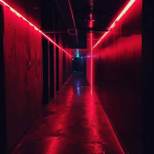 Dark synth melodies paired with a deep bass line create a captivatingly suspenseful atmosphere, evoking the mysterious feel of a hidden nightclub's secrets waiting to be uncovered.