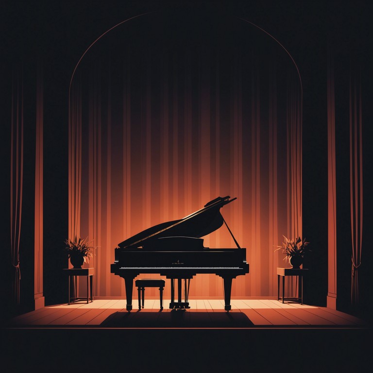 Imagine an old cabaret theater, where the spotlight dims and the center stage is barely lit, shadows flickering as a solitary piano plays. The music draws the audience into a compelling story of hidden desires and unspoken secrets.