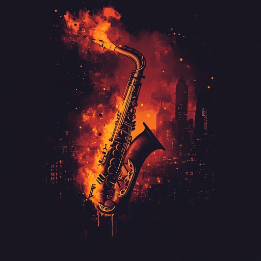 An intense instrumental blending jazz improvisations with house beats, expressing raw anger through fiery saxophone melodies and driving rhythms. The track builds in intensity, capturing urban frustration and releasing it through a dynamic fusion of genres.