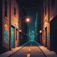 heart pounding beats, shadowy synths, urban exploration.