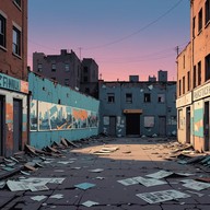 symphonic journey through urban decay