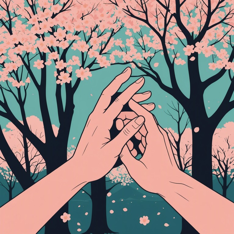 A tender and poetic musical piece that subtly illustrates the blossoming of young love beneath the cherry blossoms, providing an ideal backdrop for anime scenes featuring introspective and intimate moments.