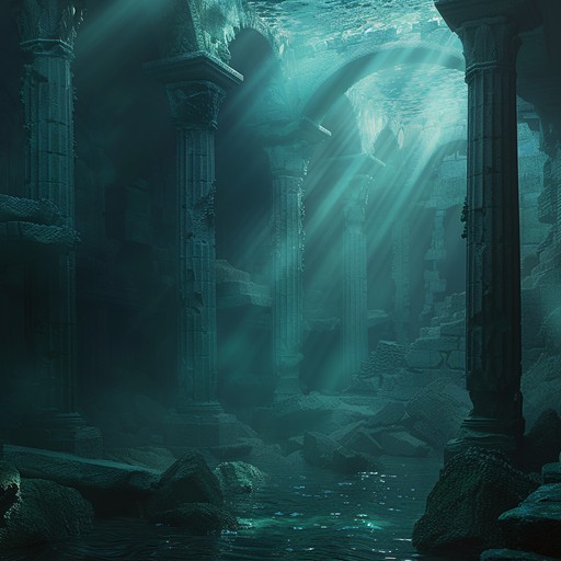 Dive deeper into the mysteries of atlantis with sounds that mimic the ebb and flow of the ocean, capturing the essence of a serene and enigmatic underwater world draped in whispering tales of yore.