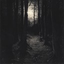 haunting folk instrumentals evoke suspense amidst shadowy woodland paths