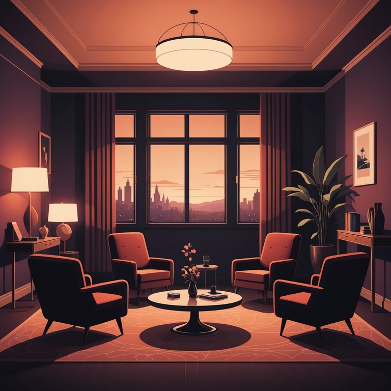 Transport yourself to a serene, sophisticated space with mellow electric piano melodies set against a backdrop of understated lounge rhythms. Ideal for creating a romantic or reflective mood.