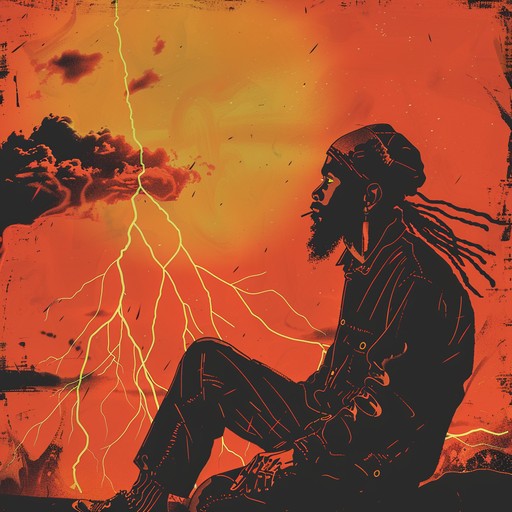 This track features an explosive marriage of aggressive drum patterns with deep, resonant bass lines, encapsulating the energy of a fierce thunderstorm. The atmosphere is charged with an electric feel, punctuated by high-tempo breaks and a relentless pace that mimics the chaotic beauty of nature's fury. This song is a journey through sound that builds like a storm, releasing energy in powerful bursts.