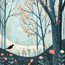 dreamy journey through a whimsical enchanted forest landscape