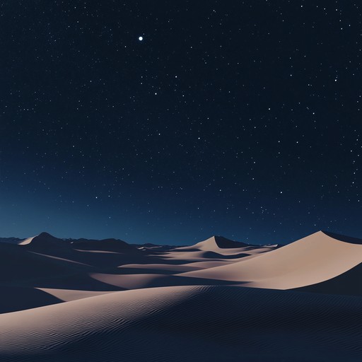 An instrumental piece featuring soft, flowing flute melodies that evoke the calm and mystery of desert nights, perfect for relaxation and contemplation.