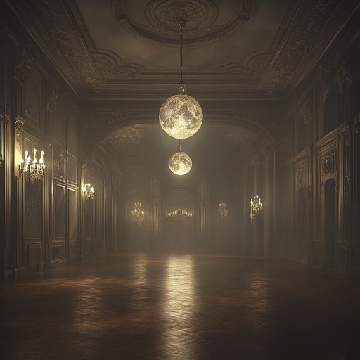 In this ghostly waltz, ethereal echoes and melancholic undertones transport listeners to a shadowed, enchanted ballroom. The music's soft, wavering notes create a tense yet beautiful ambiance, as if spirits are dancing in the dim light. The crescendo moves like a winding staircase, leading to a hauntingly beautiful conclusion.