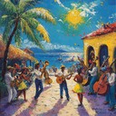 joyful cumbia with lively melodies and infectious dance rhythms