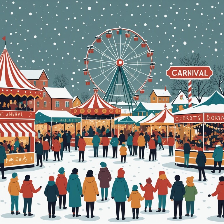 Imagine a song that transports you to a lively village square, surrounded by laughter, colorful lights, and the distinct sound of bells heralding the onset of a long awaited winter celebration.