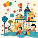 upbeat urban melodies for active and joyful kids