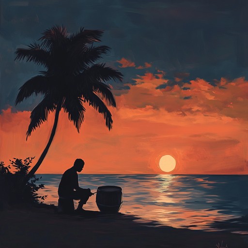 This piece uses the evocative sound of the steelpan to paint a picture of a solitary sunset on an isolated caribbean island. The softness of the rhythm enhances the sense of melancholy and reflection