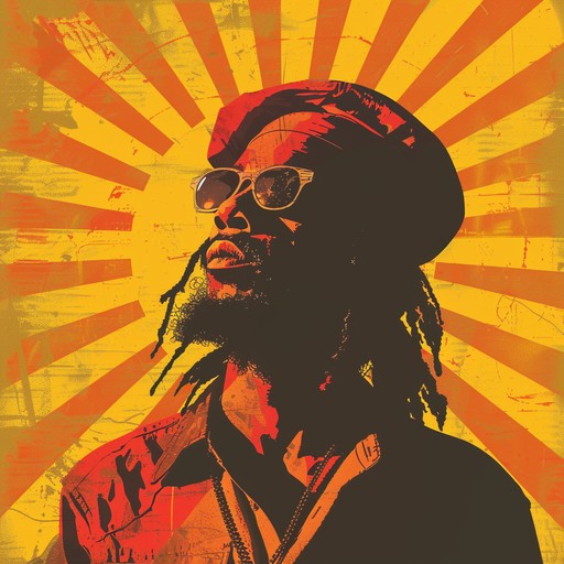 This song features a laid-back reggae groove with a prominent bassline, skanking guitar chords, and occasional horn stabs. The track has a strong dub influence, with heavy use of echo and reverb effects on the instruments, creating a spacious and atmospheric sound. The overall mood is uplifting and positive, perfect for a summer day or a relaxed gathering with friends.