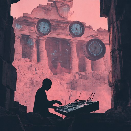 A deep dive into the coexistence of ancient rhythms and futuristic tones, embodied through the rich, layered synthesis of electronic and orchestral textures, creating an enigmatic and visionary experience.