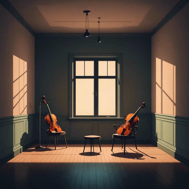 In an echoing, minimalist style, this alternate version emphasizes the haunting quality of the violin, with sparse instrumentation to enhance the feeling of emptiness and introspection. Perfect for scenes depicting isolation or the quiet moments of soul searching.