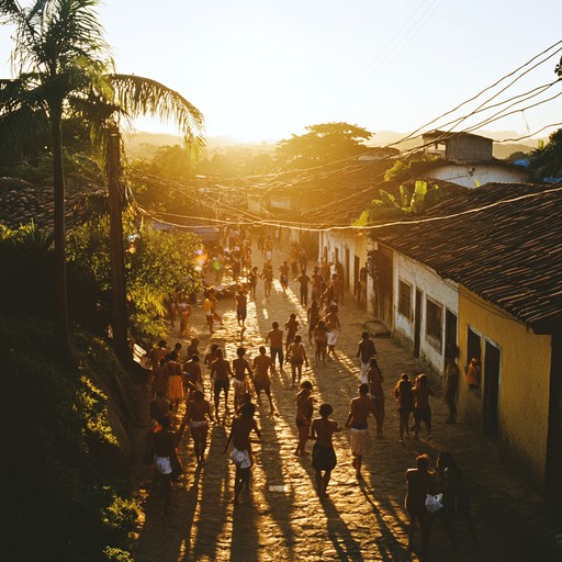 Imagine a grand celebration in a rural brazilian town, where the community gathers to celebrate a major victory. This instrumental track blends the rhythmic beats and acoustic textures of sertanejo with triumphant, uplifting melodies to create an infectious sense of joy and unity. The accordion and guitars harmonize to evoke a palpably cheerful atmosphere, perfect for any festive occasion.