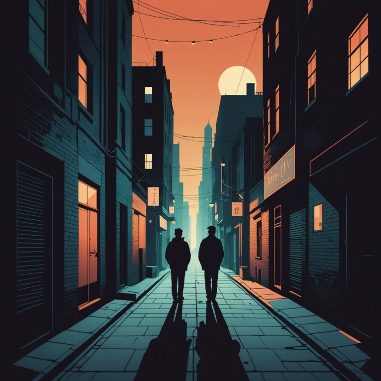 A haunting composition captures the secretive and edgy atmosphere of urban nights. Shadows cast by flickering streetlights inspire a mystery that unfolds through deep bass and sharp, punctuated synths. This track encapsulates the essence of uk garage with a modern, edgy twist, perfect for late night city adventures or introspective evening walks. The haunting tempo and shadowy melodies create a sound that's not only heard but deeply felt.