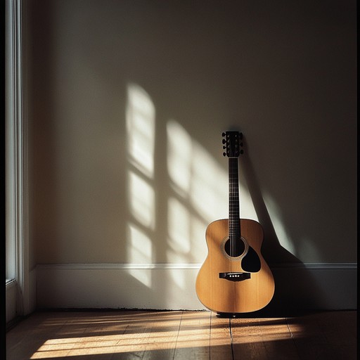 A gentle, acoustic guitar piece that evokes deep reflection and quiet contemplation. The melodies are beautifully plucked, creating an intricate web of sound that encourages introspection and self discovery. Perfect for moments of solitude and calm.