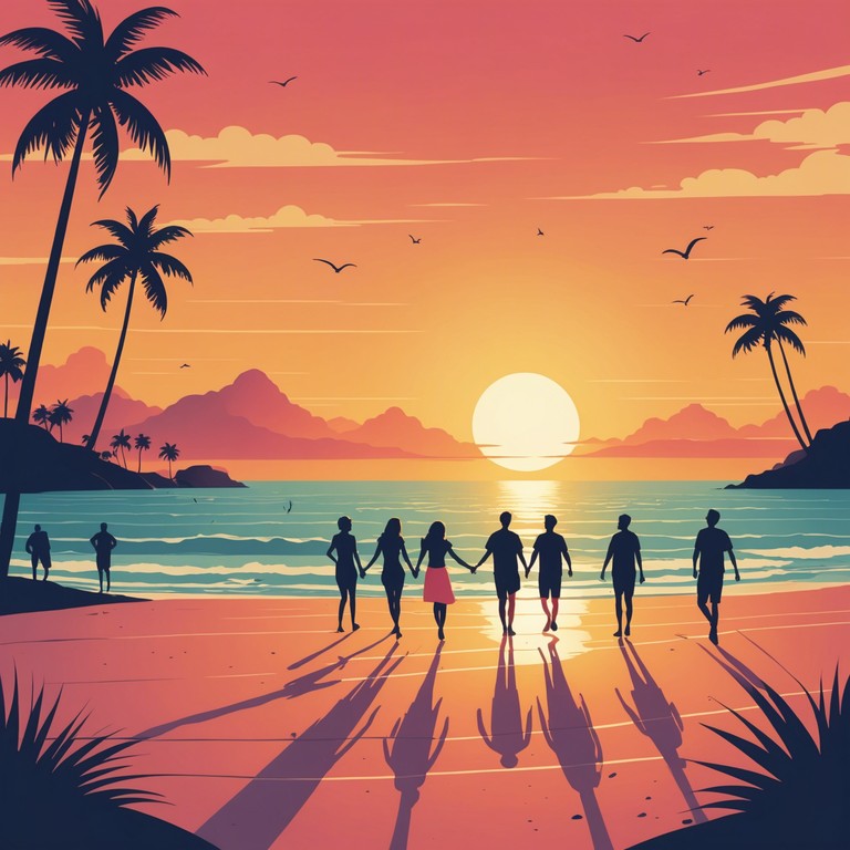 This track captures the essence of a carefree summer day with its buoyant and vibrant beats that invoke the spirit of youth and freedom. The song features rich melodies layered with rhythmic synthesizer patterns, providing a cheerful soundtrack to any sunny day. The emphasis on fun and relaxation makes it perfect for casual gatherings or simply enjoying a good mood boost.