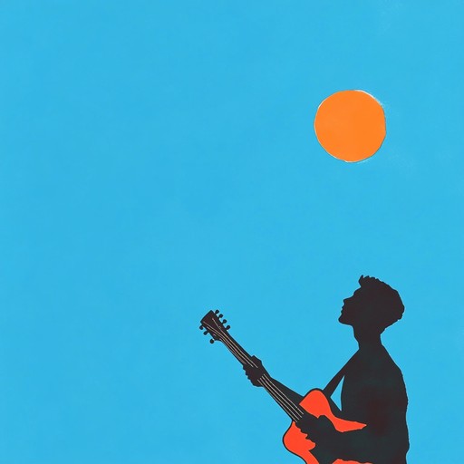 A cheerful and upbeat blues instrumental featuring electric guitar melodies and a swinging rhythm that embodies the essence of carefree living and joyful moments.
