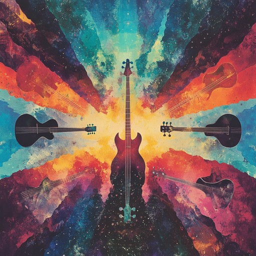 Embark on a transcendent journey with this uplifting instrumental, blending energetic guitar riffs and ethereal synths in a psychedelic rock tapestry.