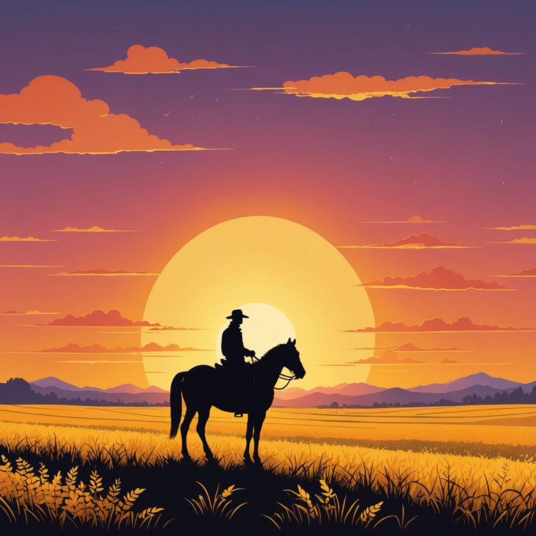 This track merges traditional country elements with a vibrant, energetic pace, featuring a lively banjo that plays a central role. The song evokes the carefree spirit of a sunset ride through open fields, blending fast paced rhythms with soul soothing melodies reminiscent of the golden hour.