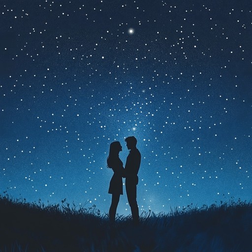 A track that encapsulates the tender moments of love under a star filled night sky, featuring emotional string compositions that evoke a sense of closeness and warmth. The music reflects the gentle whispers of lovers, the quiet rustle of the night breeze, and the intimate connection between two souls amidst the tranquility of midnight.