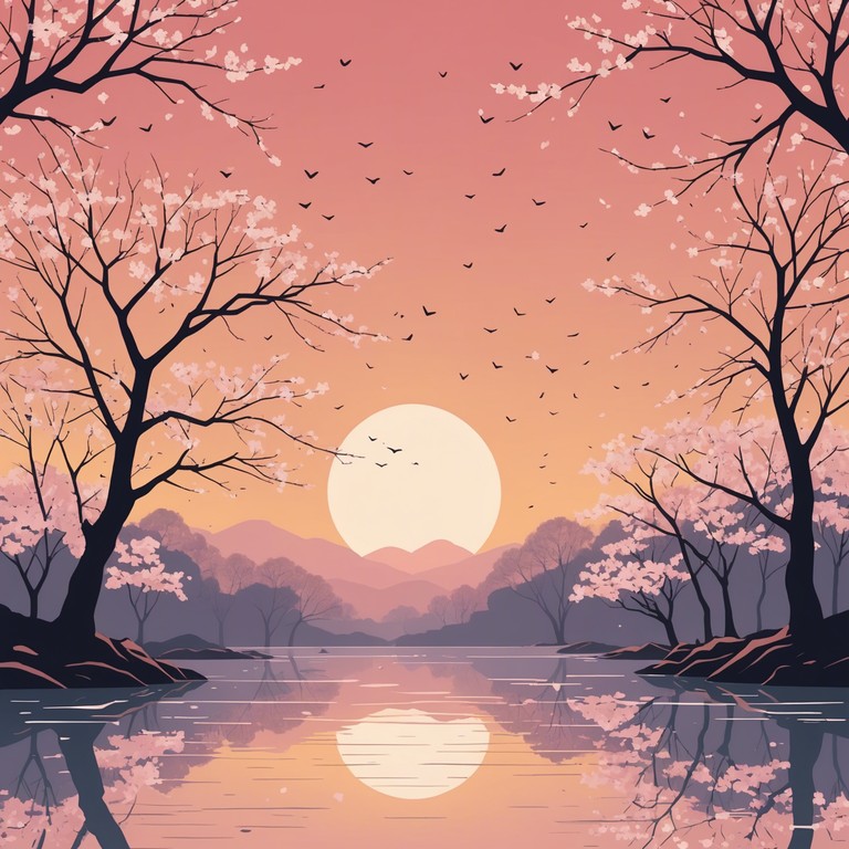 This track paints a vivid soundscape of a whimsical anime scene where cherry blossoms flutter gently in the breath of a new day. The melody encapsulates the joy and new beginnings represented by sunrise in sakura city, complemented by playful tones that suggest youthful adventures and blossoming friendships.