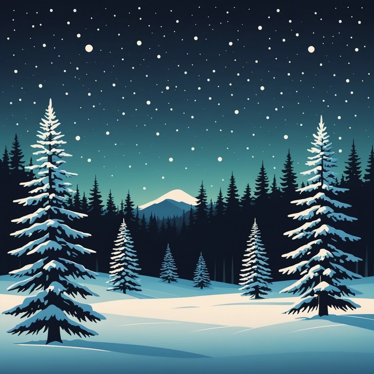 An orchestral composition that blends the majestic essence of winter with the warm, festive spirit of the holiday season. This piece features sweeping strings and powerful brass sections to evoke feelings of wonder and nostalgic joy typical of a snowy christmas eve.